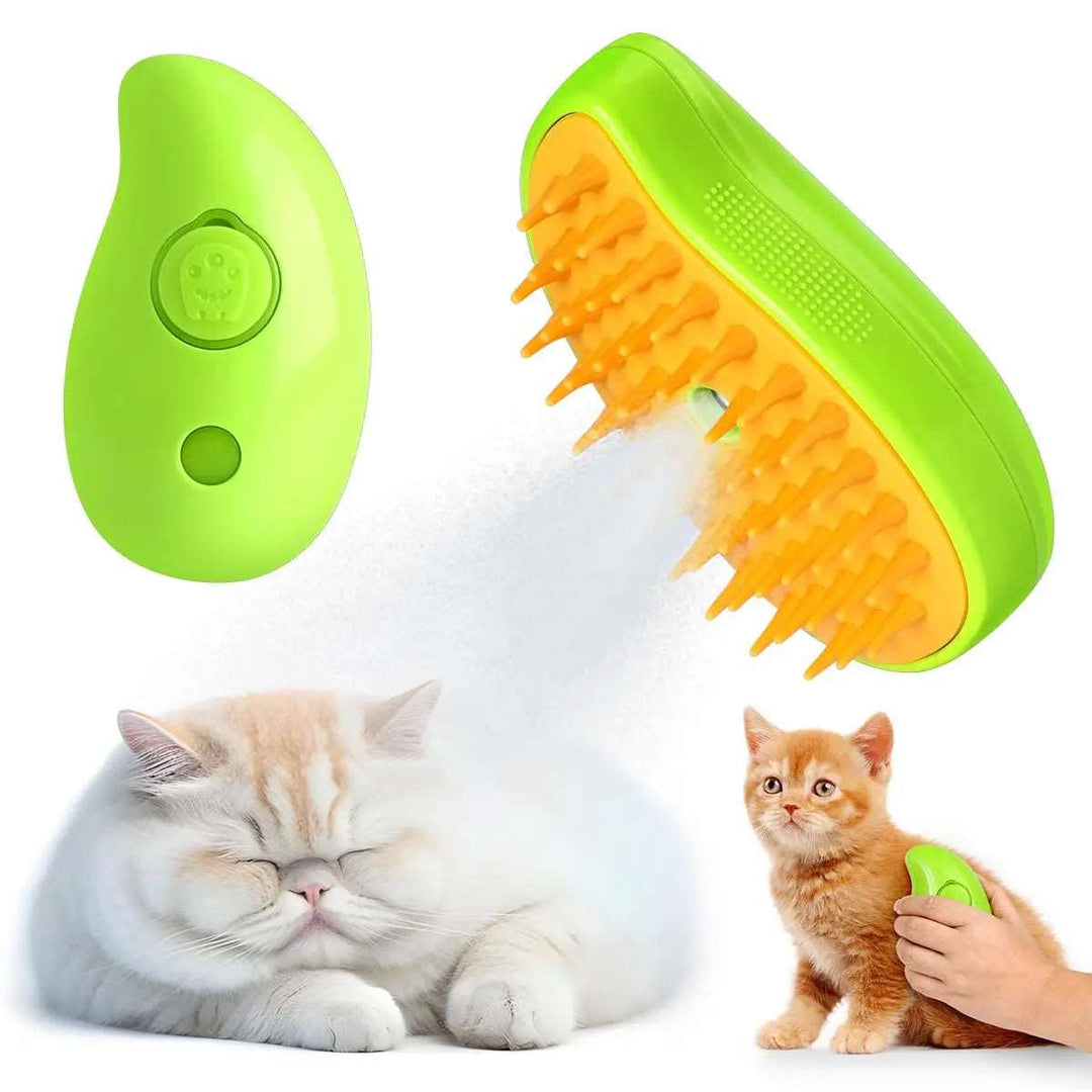 Steamy Brush for Cats