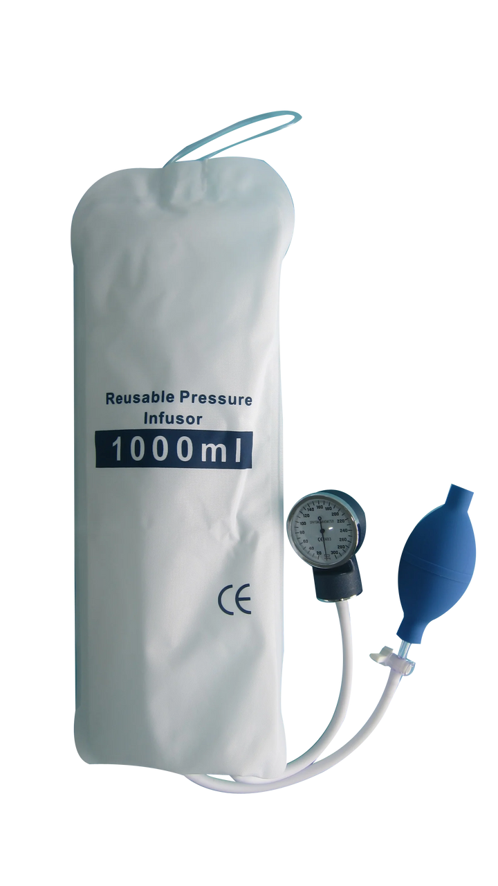 Infusion Pressure Bag with Pressure Display 500ml.1000ml.3000ml.5000ml for Blood and Fluid Quick Infusion