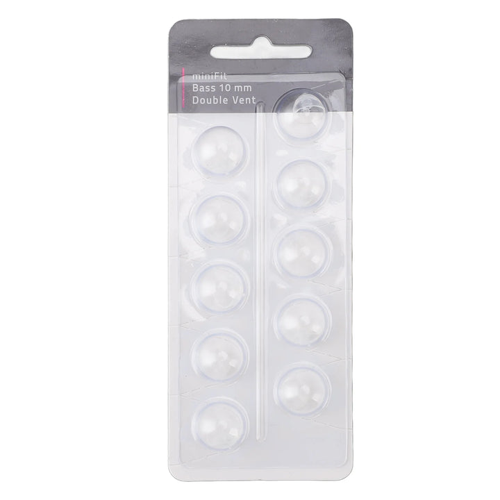 10pcs Double Vent Bass Dome Anti Static Sound Amplifier Domes Single Layer Clear Replacement for Optimal Performance