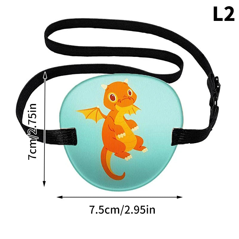 1PCS Cartoon Occlusion Medical Lazy Eye Patch Amblyopia Obscure Training Eyeshade Filled Child Kids Amblyopia Eye Patches