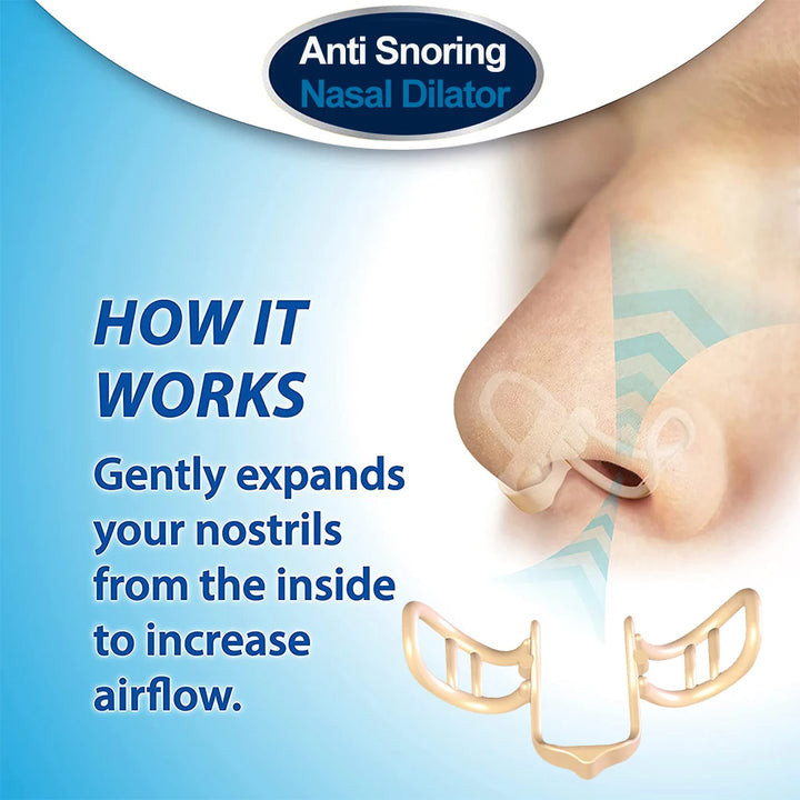 Nose Dilator Nasal Silicone Nose Clip Anti Snoring Easy Breath Preventing Snoring Help Breathe Snoring Devices Improve Sleeping