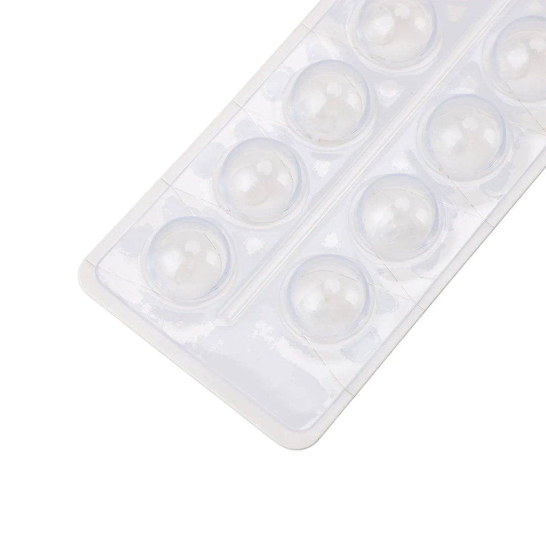 10pcs Double Vent Bass Dome Anti Static Sound Amplifier Domes Single Layer Clear Replacement for Optimal Performance