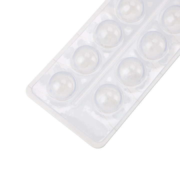 10pcs Double Vent Bass Dome Anti Static Sound Amplifier Domes Single Layer Clear Replacement for Optimal Performance