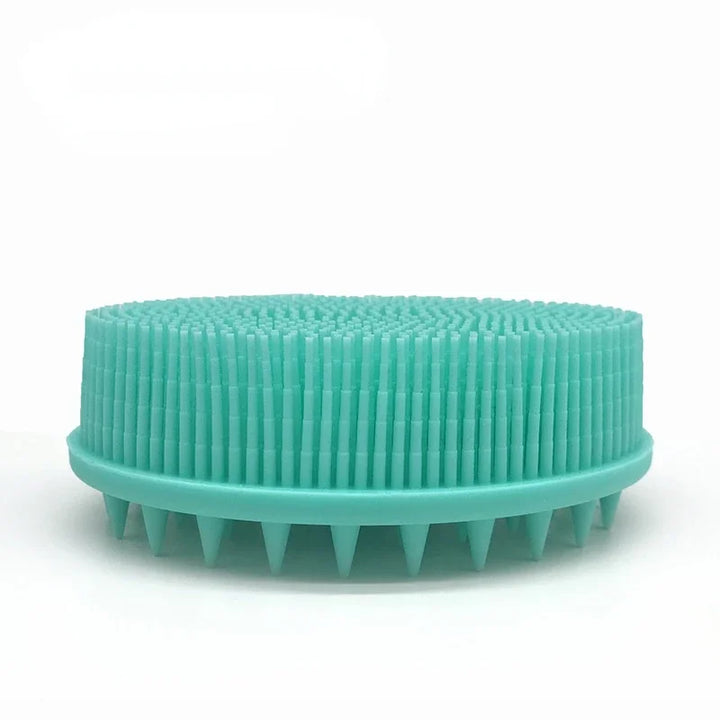 Soft Silicone Brush Wash Bath Shower Exfoliating Skin Fit For Baby Adult Bath Brush Shampoo Head Massage Brush Siliconebrush