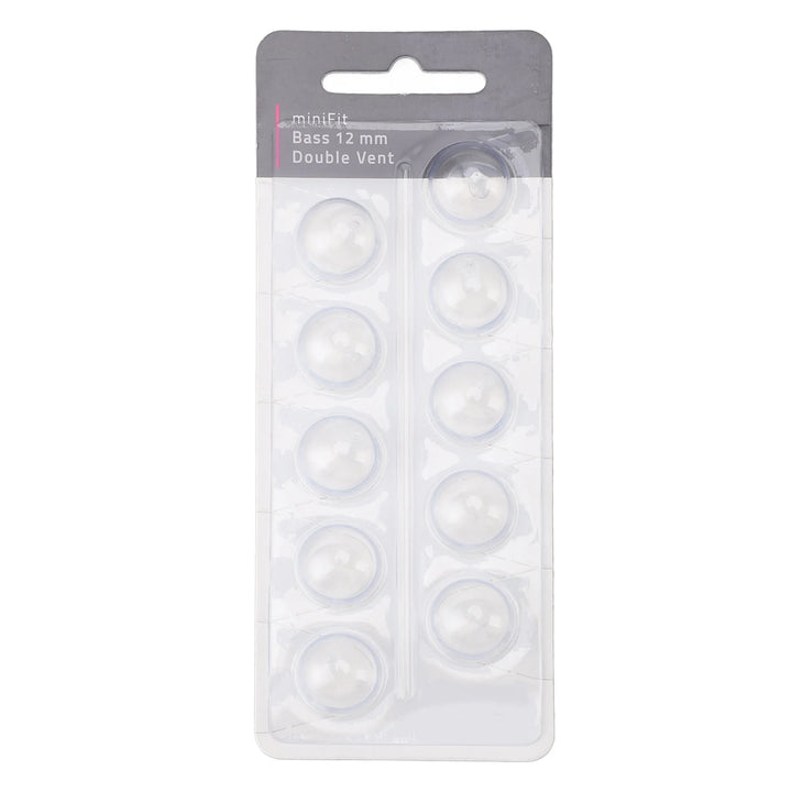 10pcs Double Vent Bass Dome Anti Static Sound Amplifier Domes Single Layer Clear Replacement for Optimal Performance