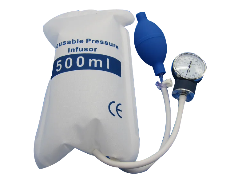Infusion Pressure Bag with Pressure Display 500ml.1000ml.3000ml.5000ml for Blood and Fluid Quick Infusion
