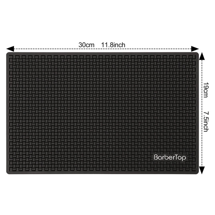 Barbertop Mini Hairdressing Tools Mats Hair Salon Hairdresser Scissors Hairpin Comb Siliconen Pad Barber Mat Barbershop Supply