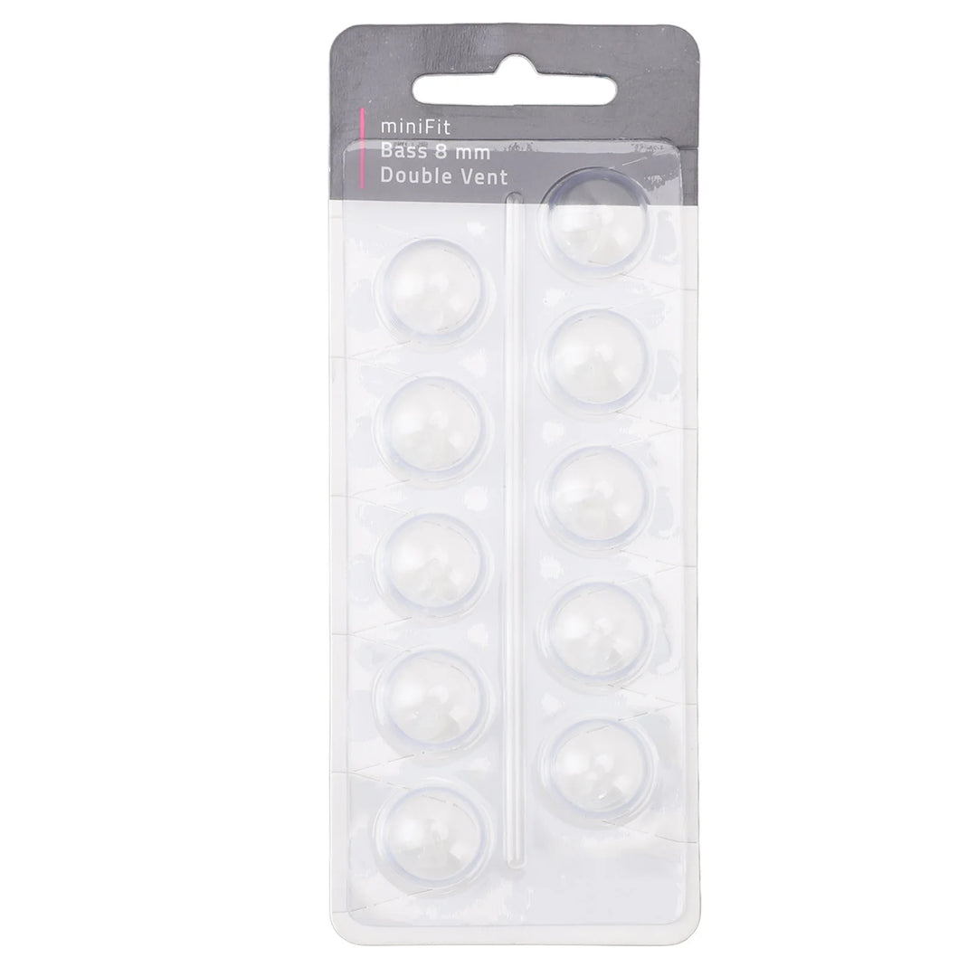 10pcs Double Vent Bass Dome Anti Static Sound Amplifier Domes Single Layer Clear Replacement for Optimal Performance