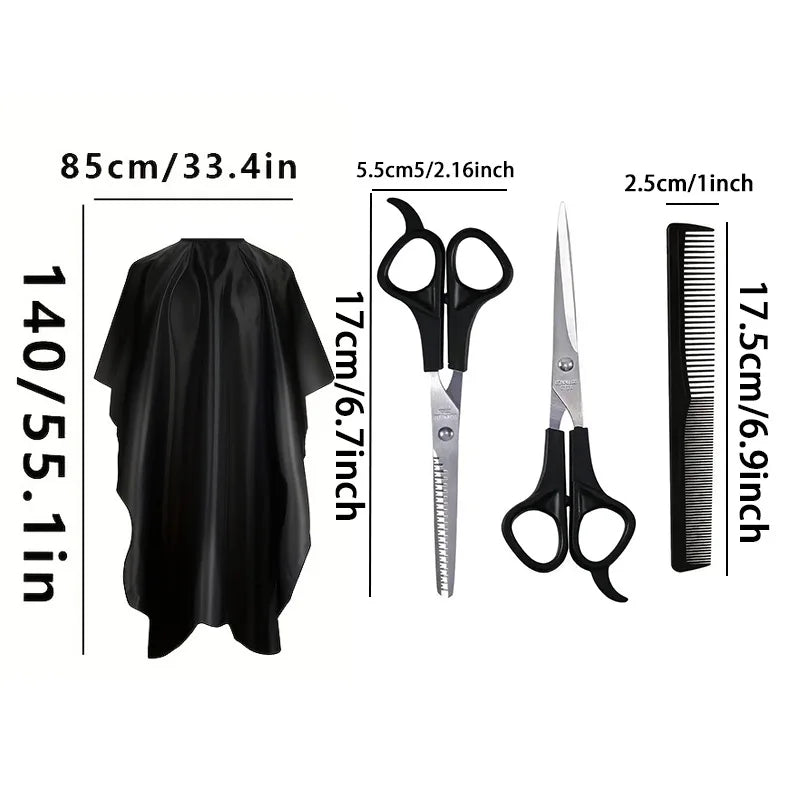 New Hair Cutting Cape Pro Salon Hairdressing Hairdresser Cloth Gown Barber Black Waterproof Hairdresser Apron Haircut capes