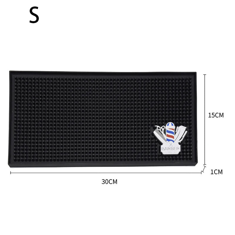 Barbertop Mini Hairdressing Tools Mats Hair Salon Hairdresser Scissors Hairpin Comb Siliconen Pad Barber Mat Barbershop Supply